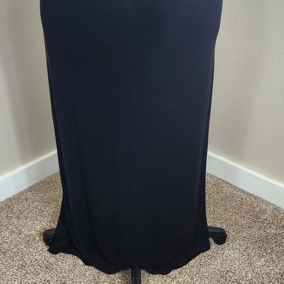 LNA Easy Rib Tee Dress Black Size 1X PL-SS2021 - Picture 9 of 15